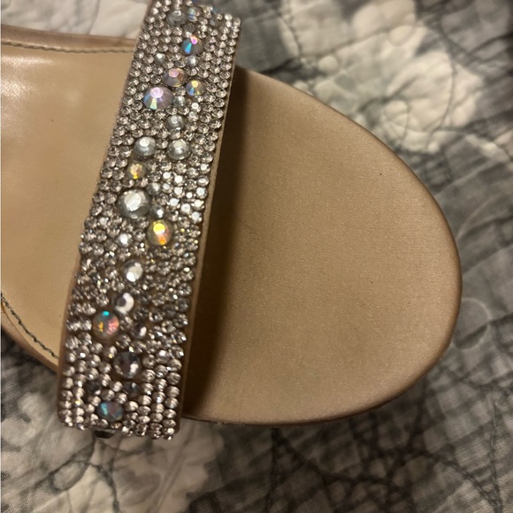 Betsey Johnson Embellished Nude Heels - Picture 6 of 12
